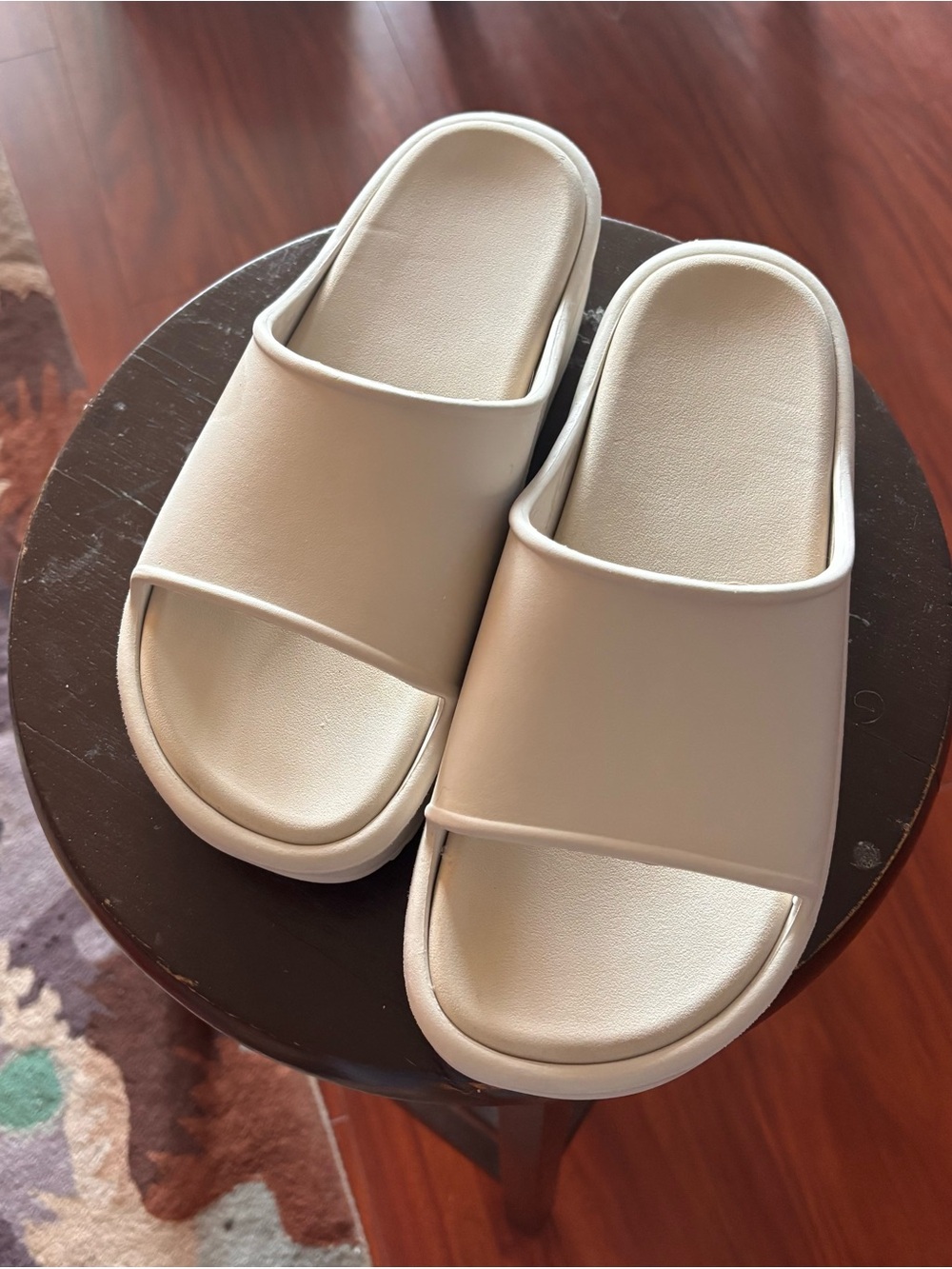 Minimalist Beige Slide Sandals